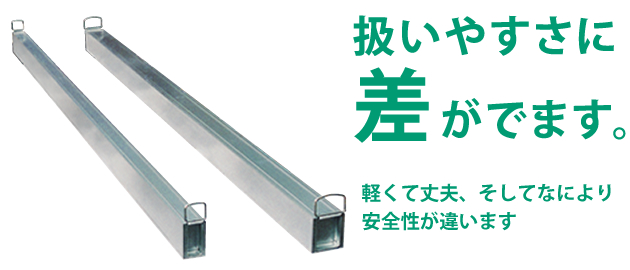 アルミ腹起し【軽量金属支保工材】