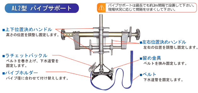 AL2型パイプサポート