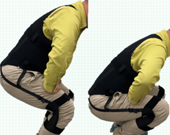 屈伸運動をサポート